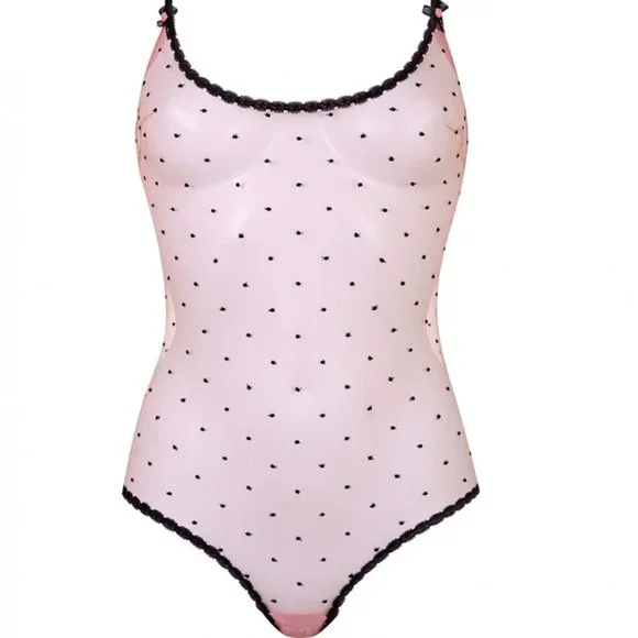 Agent Provocateur POPPIE Bodysuit NWT Nude & Black